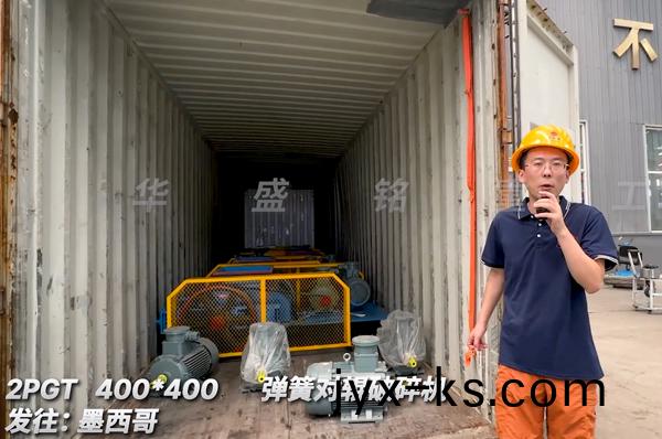 6台弹簧对辊破碎机出口墨西哥